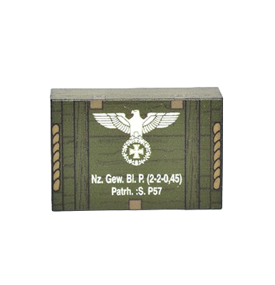 Gewehr-Patrone Munitionskiste Dunkelgrün