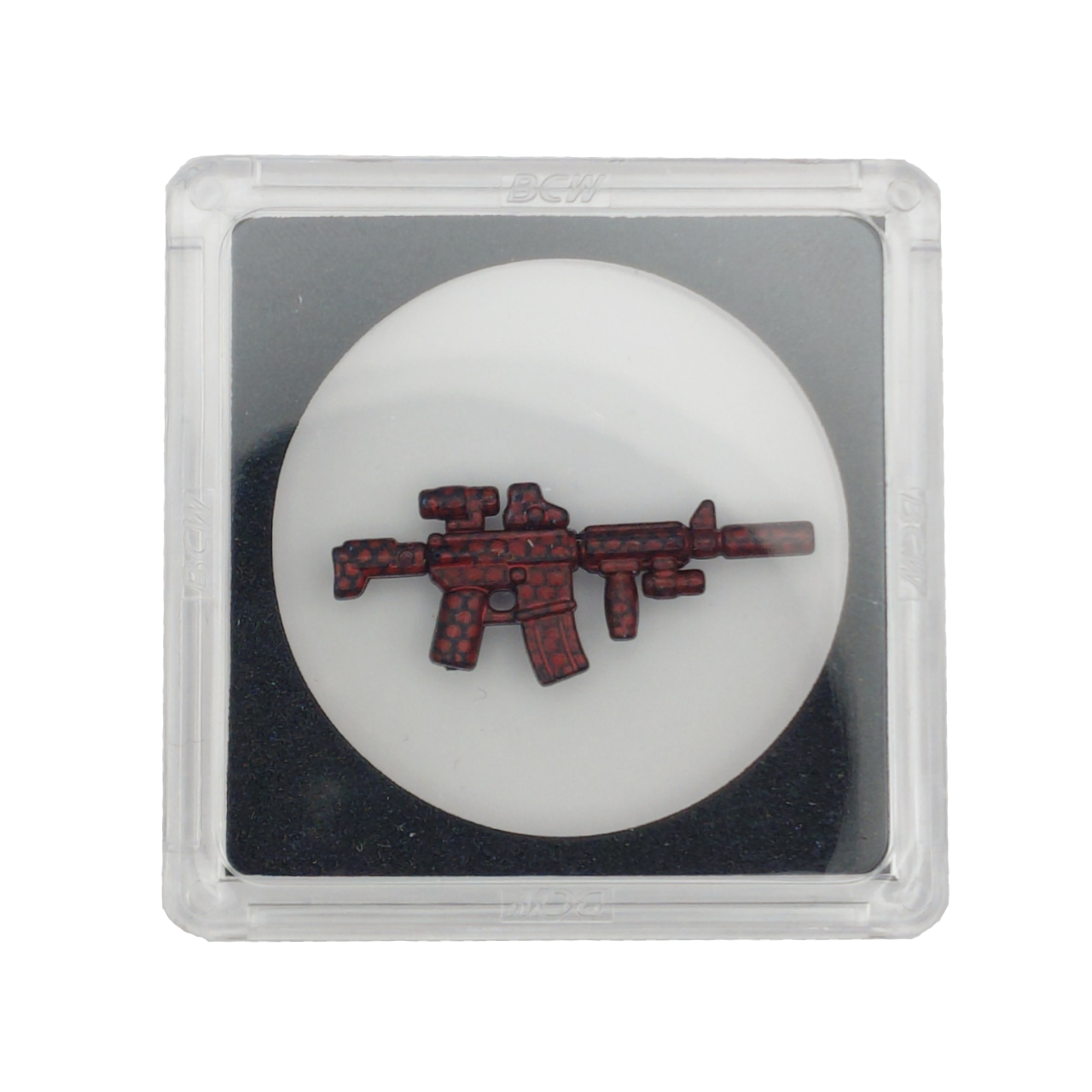 BrickArms M4 TAC - BM4 CUSTOM - Handbemaltes Laundry Bag Camo - Rot