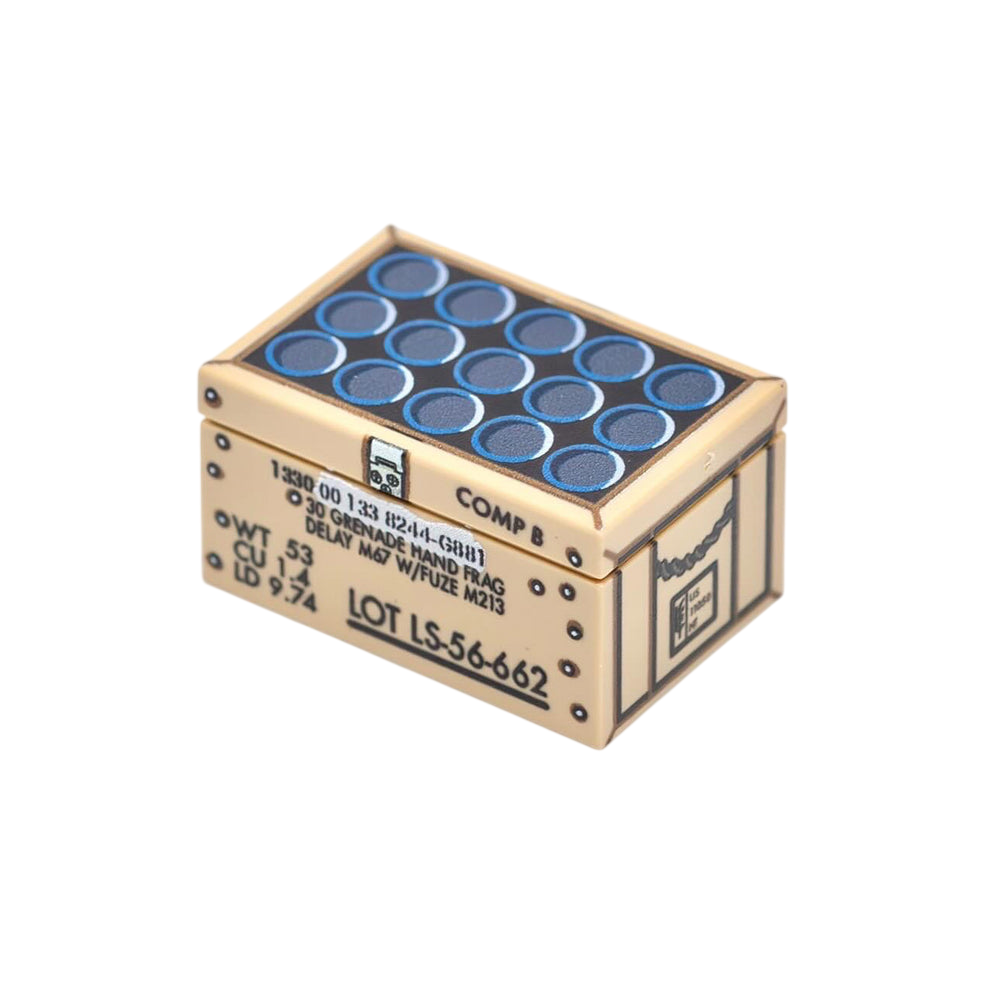 Brick Battlefield M67 Splittergranaten Kiste