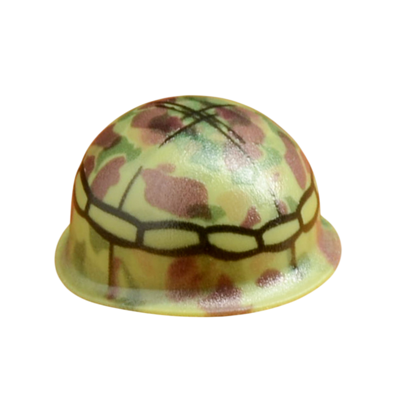 Brick Warp P1942 Frogskin bedruckter BrickArms® M1 Steel Pot Helm Jungelgrün Moskitonetz
