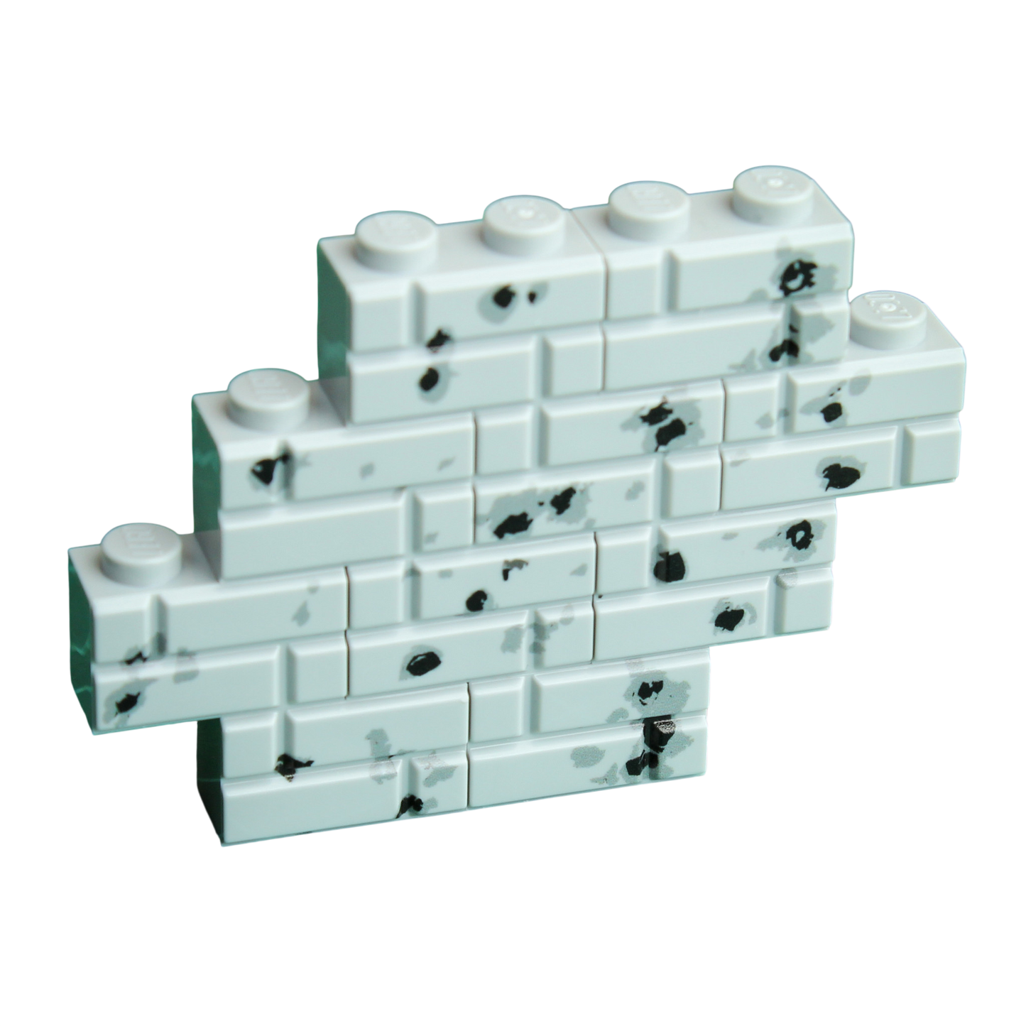 Brick Warp Realistische Einschusslöcher in Ziegelsteinen – 10er-Pack