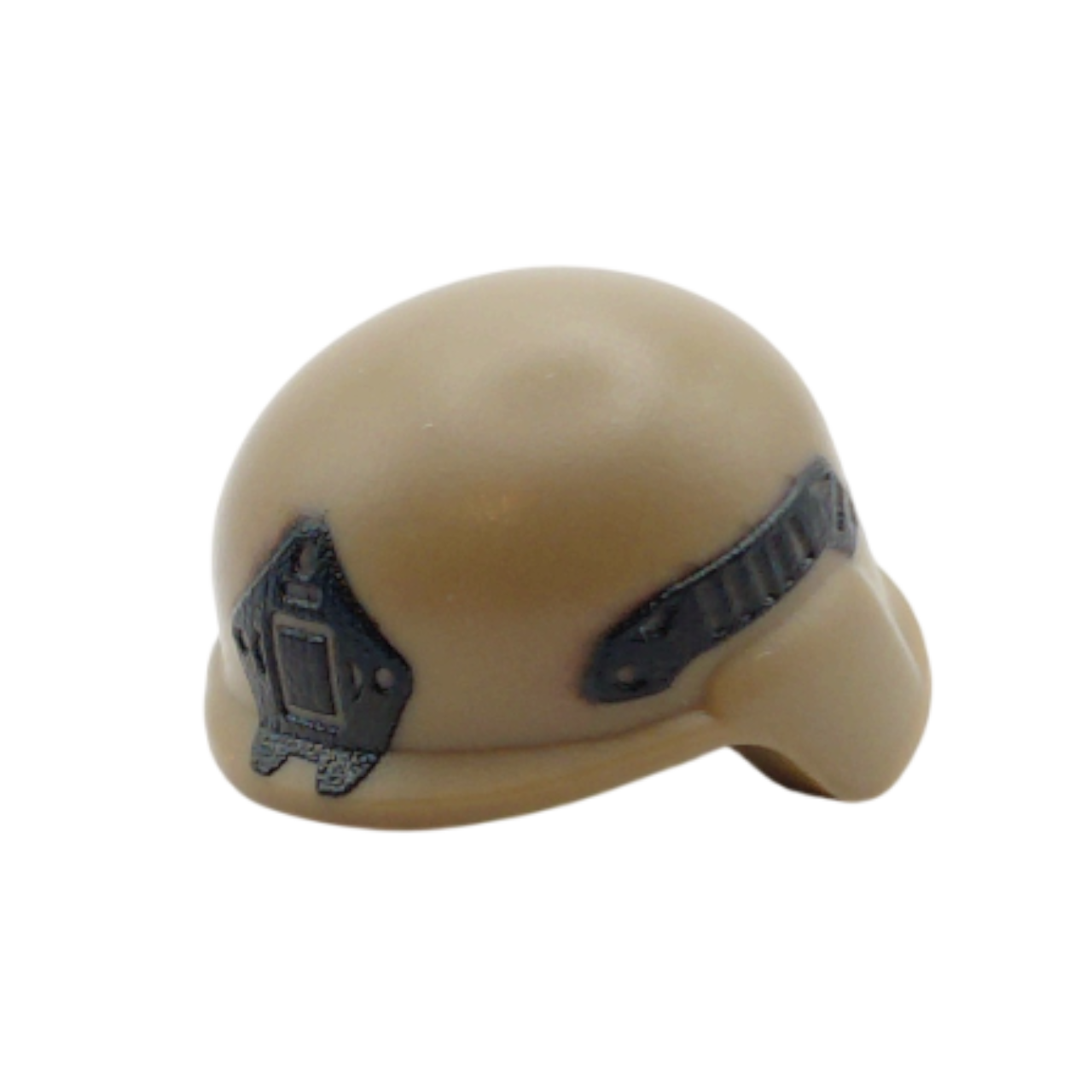 Brick Warp Texture Printed NVG Mount BrickArms® MCH Helmet Dark Tan