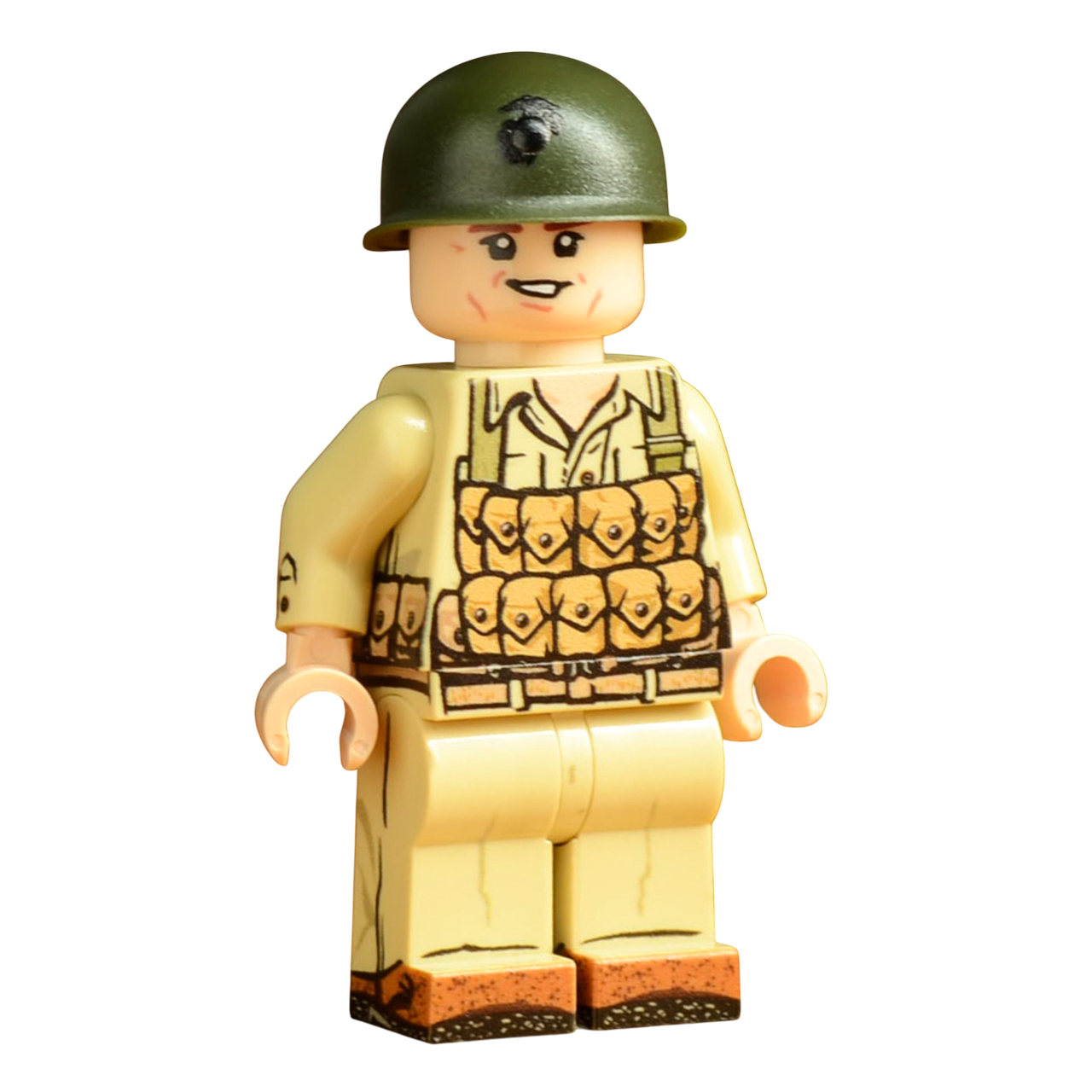 Brick Warp WWII US Marine Grenadier Guadalcanal 1942