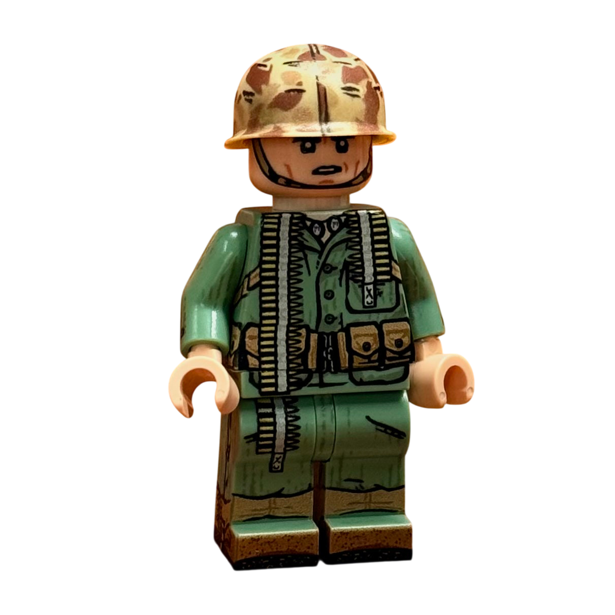 WWII US Marine MG Assistant - Tarawa 1943