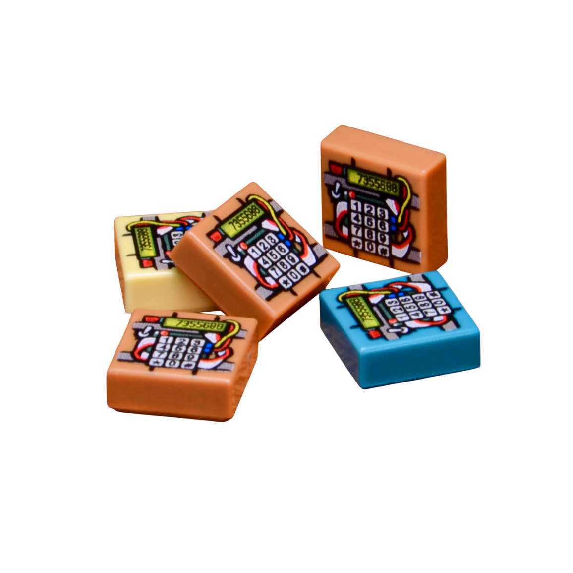 1x C4 Explosive 1x1 Fliese zufällige Farbe
