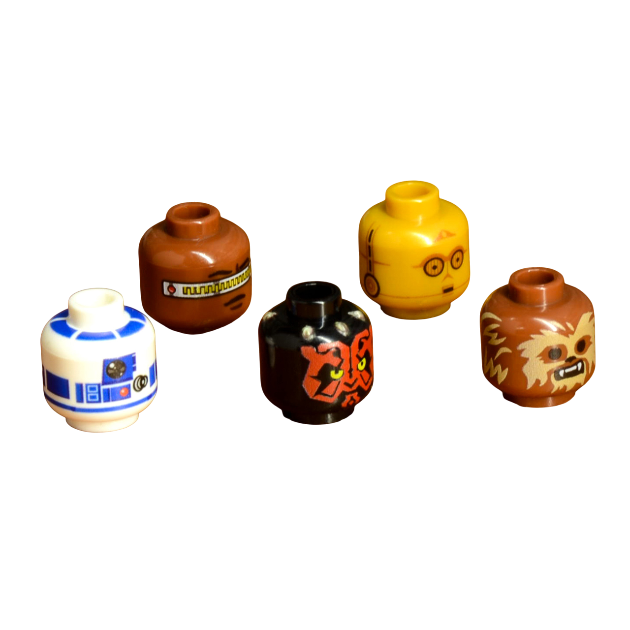 Brick Warp Galaktische Kerle Köpfe - 5er Pack