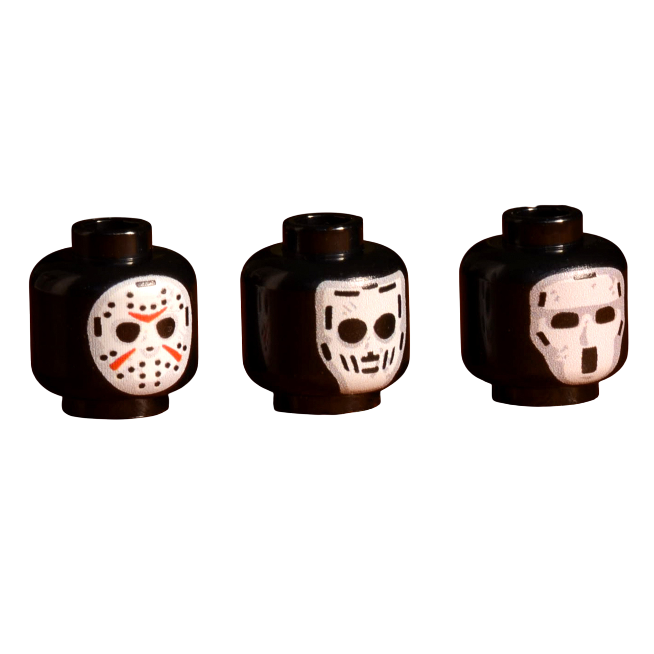 Brick Retro Hockey Masken Schwarz (3 Pack)
