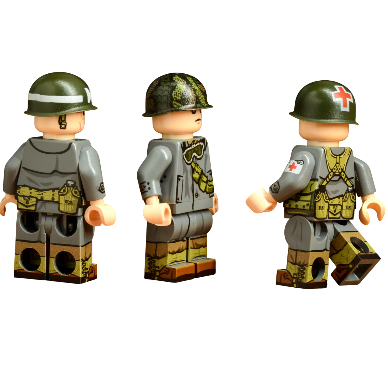 Brick Warp WWII US Armee Regenmantel Pack - Normandie 1944