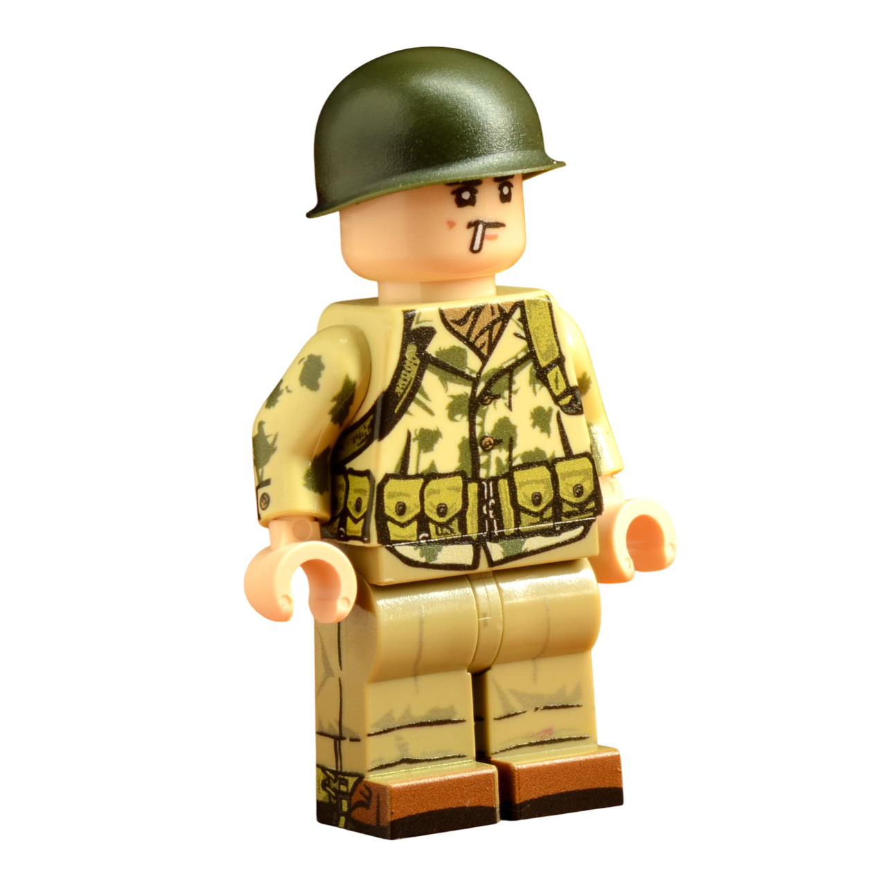 Brick Warp WWII US-Armee Schütze - Hand Camo - Normandie 1944
