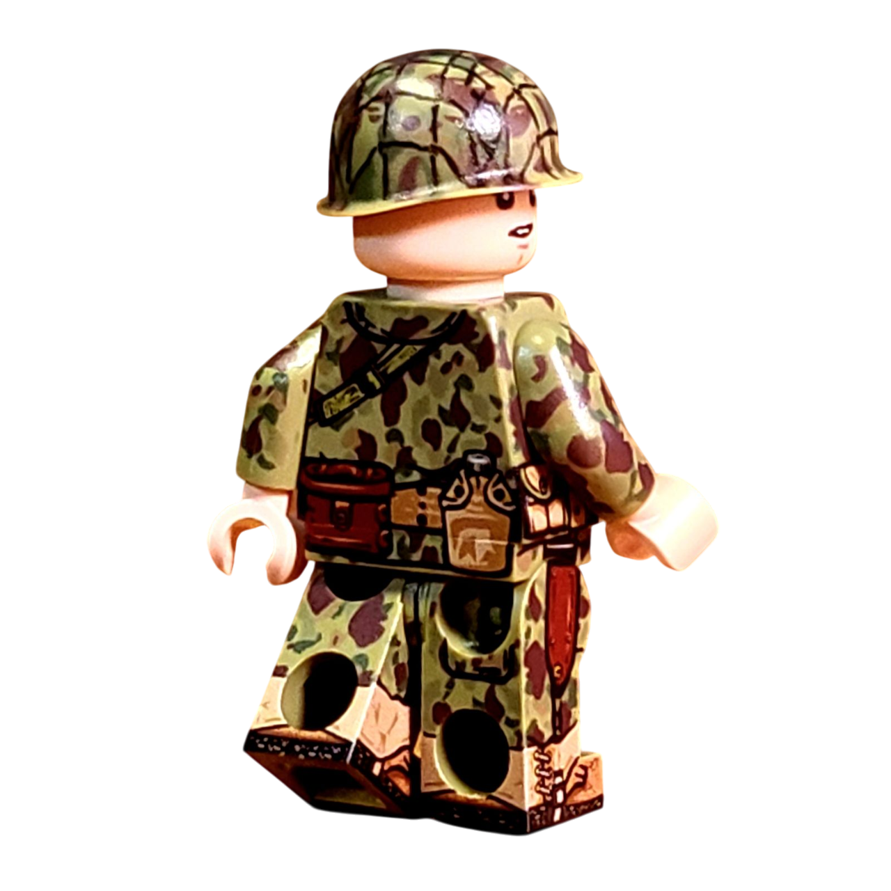 Brick Warp WWII US Marine Officer (Frogskin) - Bougainville 1943