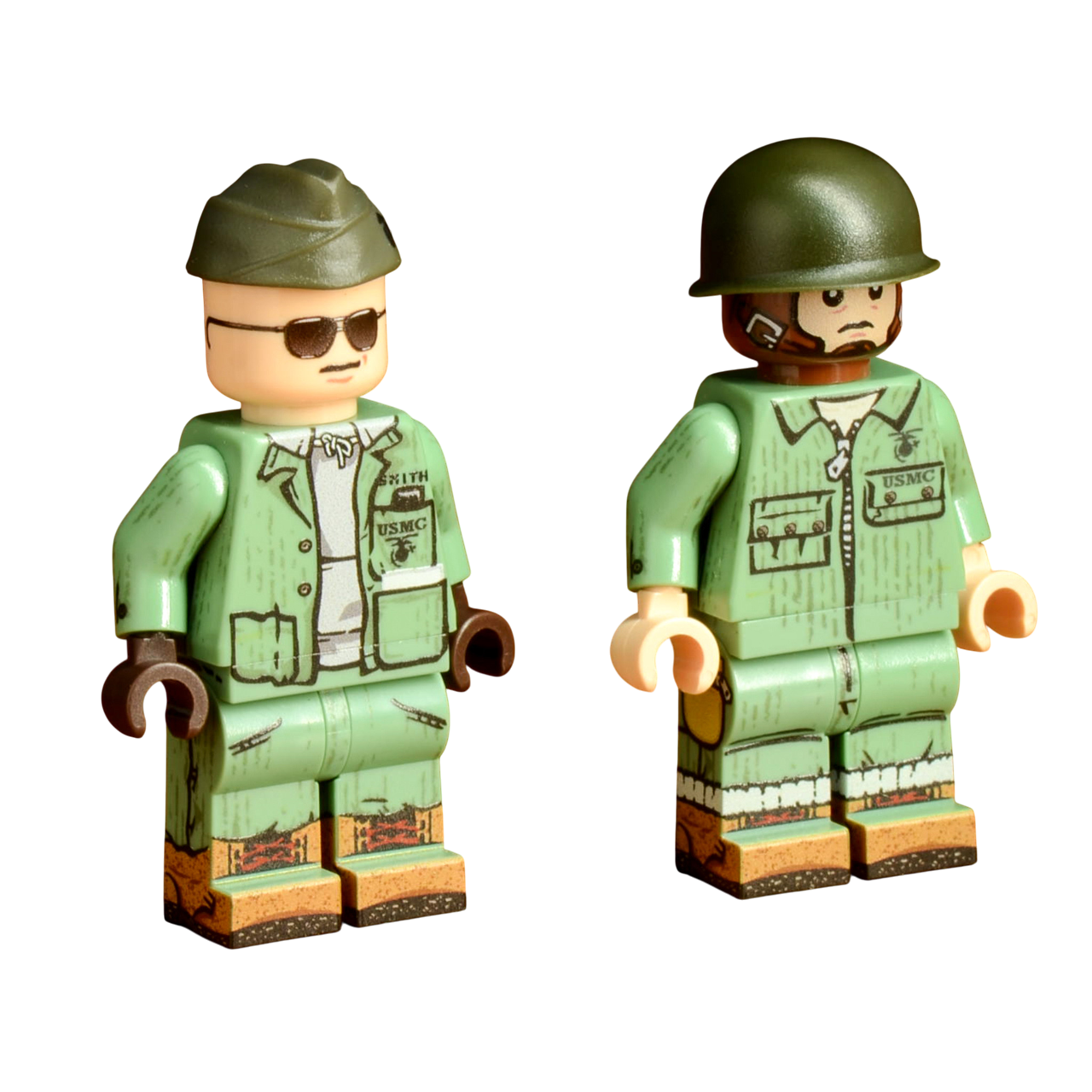 Brick Warp WWII US Paramarines - Sprungmeister und Fallschirmspringer