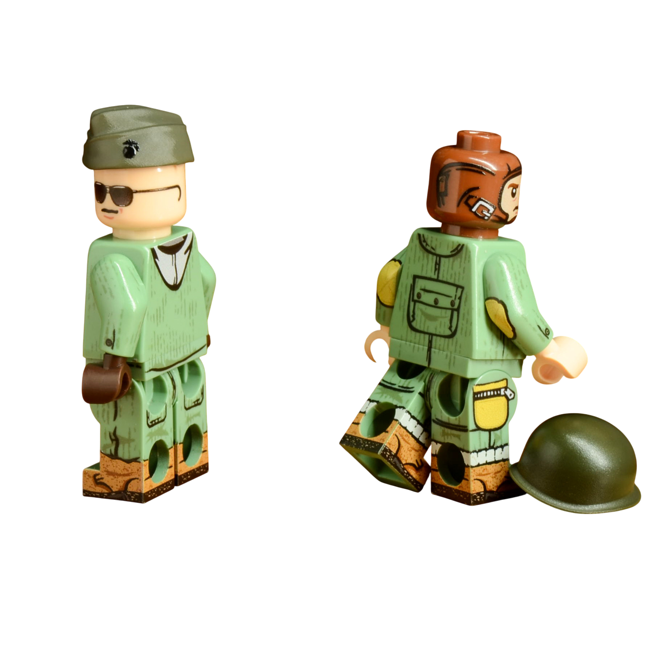 Brick Warp WWII US Paramarines - Sprungmeister und Fallschirmspringer