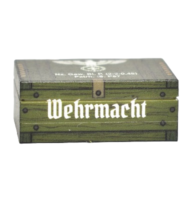 Gewehr-Patrone Munitionskiste Dunkelgrün