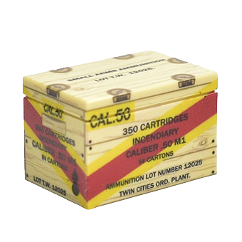 US-Munitionskiste cal.50 M1 Brandmunition