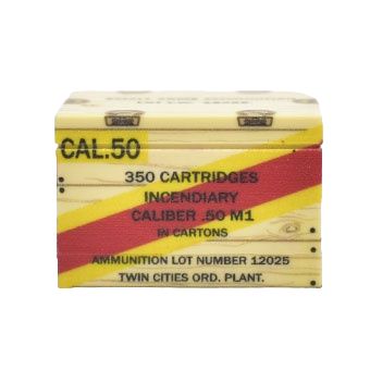 US-Munitionskiste cal.50 M1 Brandmunition