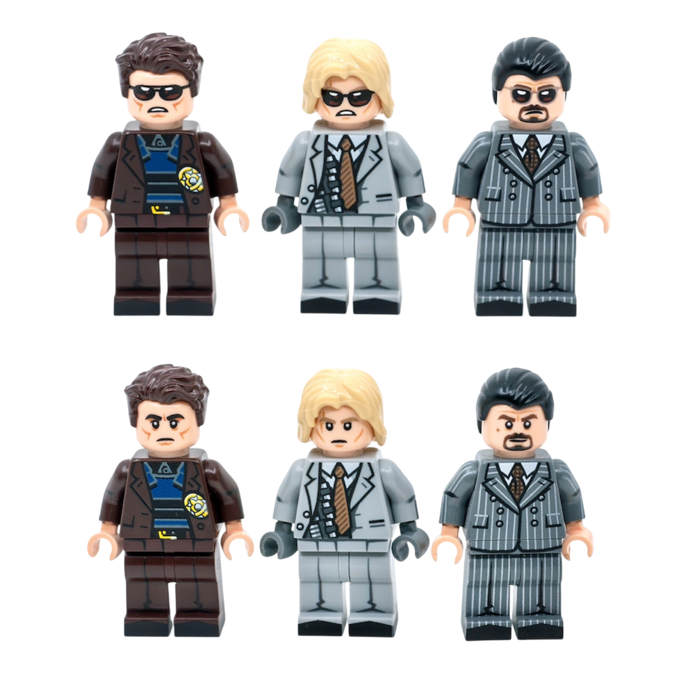 Brick Battlefield Heist Figuren Pack