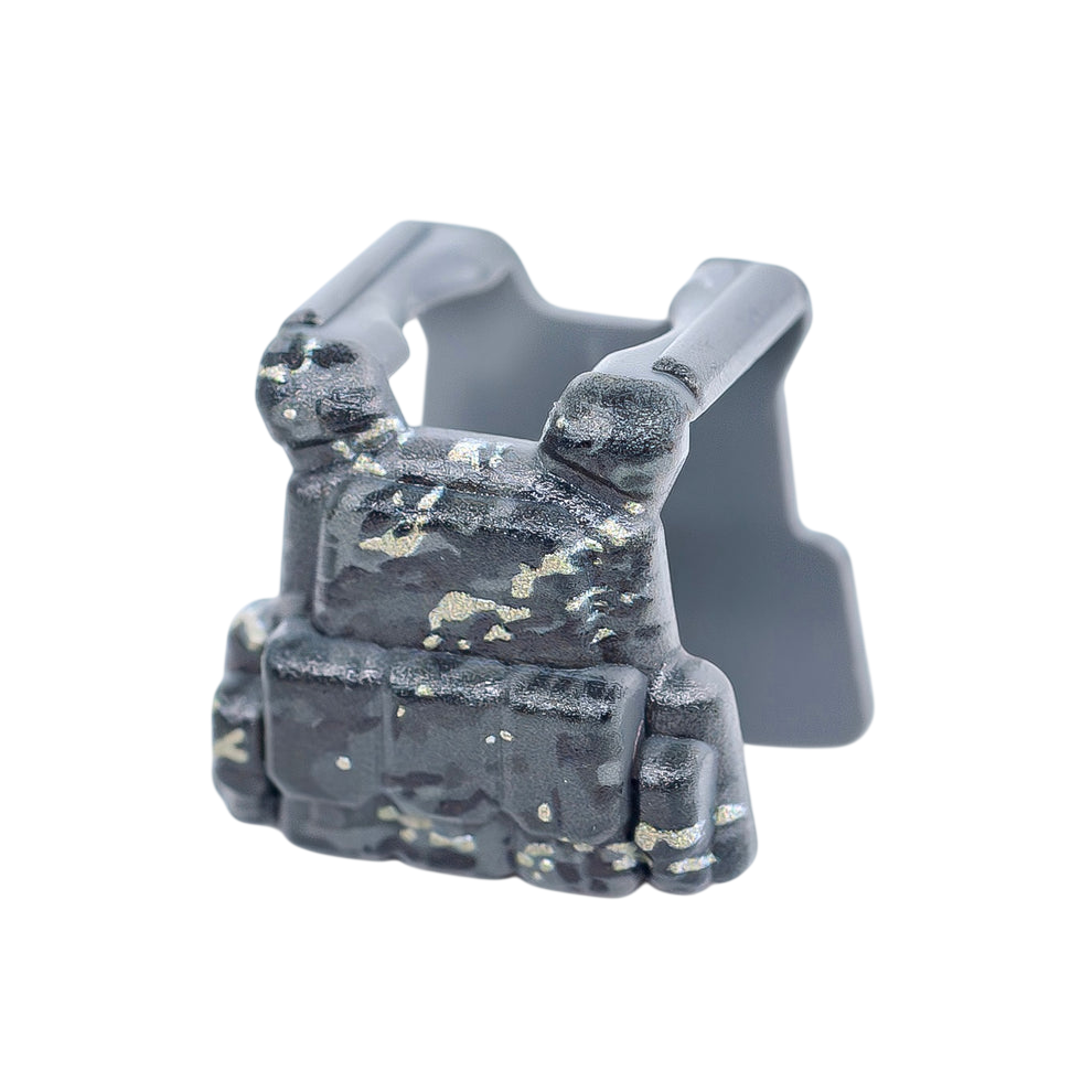 Brick Battlefield bedruckte PCV Weste - MC Schwarz