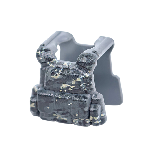 Brick Battlefield bedruckte PCV Weste - MC Schwarz