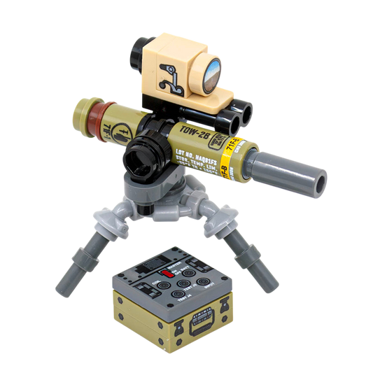 Brick Battlefield Printed TOW Launcher