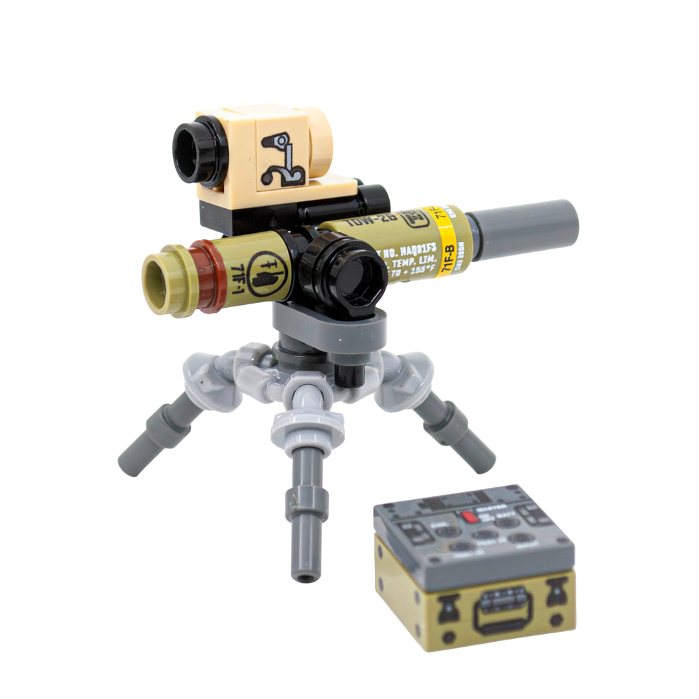 Brick Battlefield Printed TOW Launcher