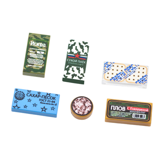 Brick Battlefield Russische Ration Fliesen Pack