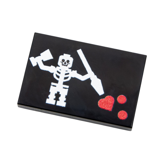 Brick Battlefield SOF Blackbeard Flage Fliese