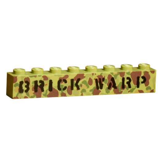 Brick Warp Badge 1x8 Stein