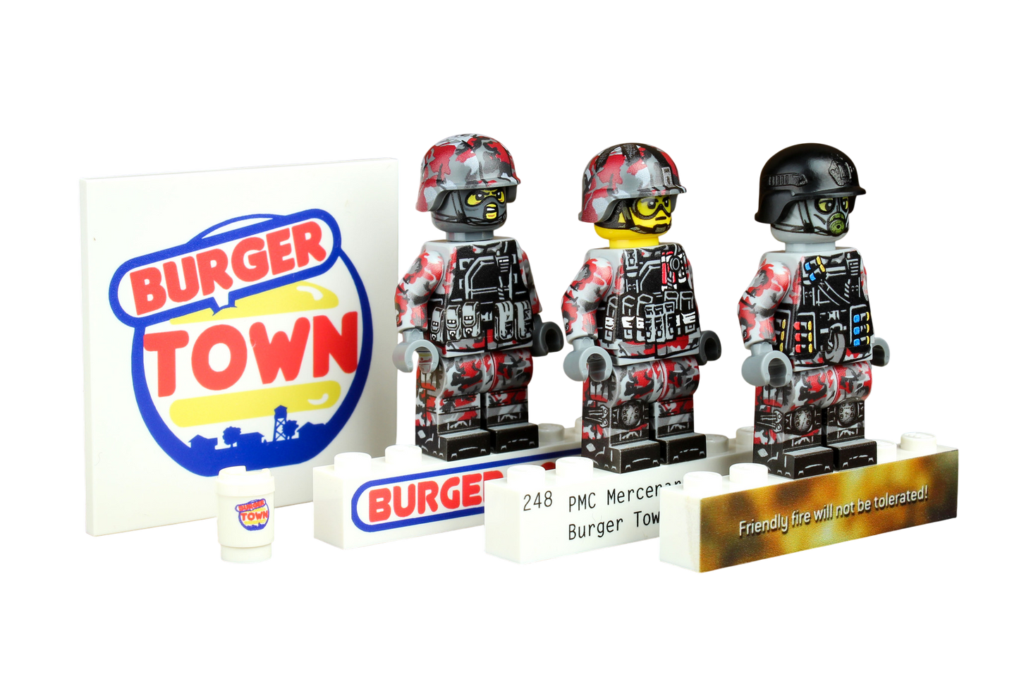 Brick Warp Burger Town Assault Pack