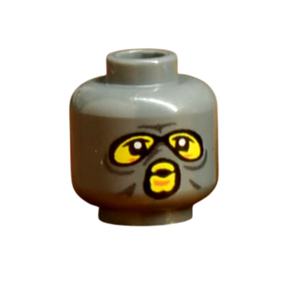 Brick Warp Cheeki breeki Balaclava Kopf Gelb