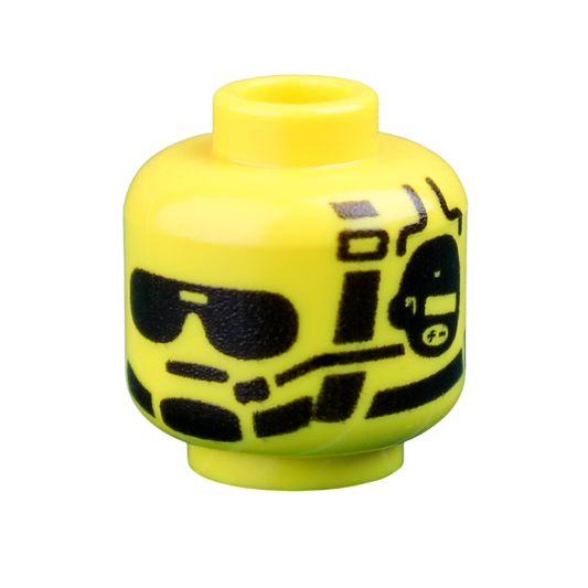 Brick Warp Klassisches Helm-Rückhaltesystem Kopf