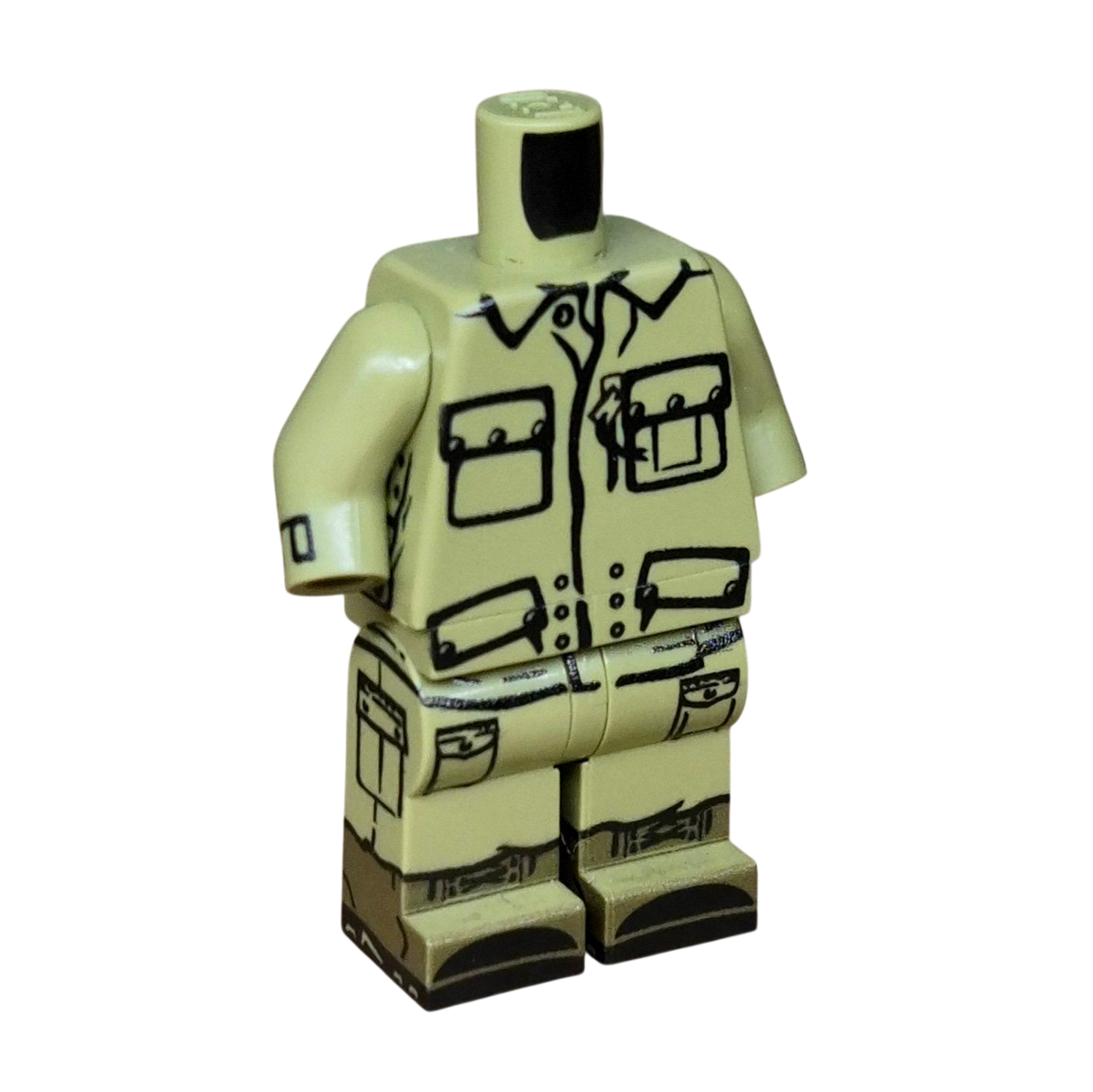 Brick Warp Französische Fallschirmjägeruniform TAP 47/52 Olivgrün