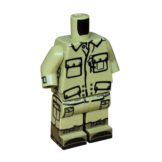 Brick Warp Französische Fallschirmjägeruniform TAP 47/52 Olivgrün