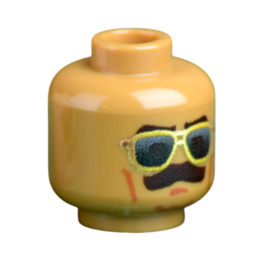 Brick Warp PMC Grenadier Head Medium Nougat