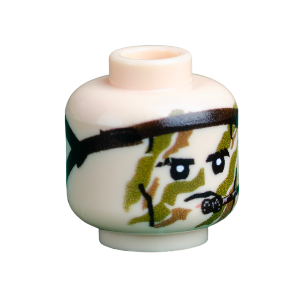 Brick Warp PMC Söldnerjäger Kopf Light Nougat