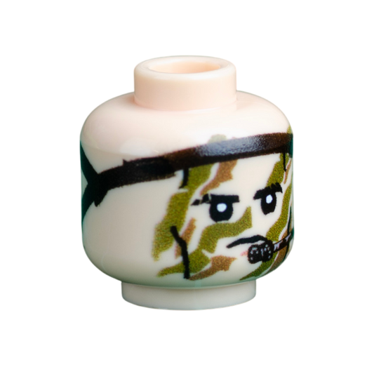 Brick Warp PMC Söldnerjäger Kopf Light Nougat