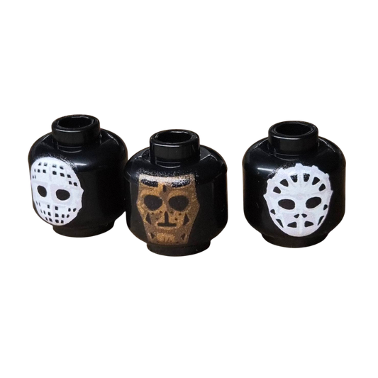 Brick Warp Retro Hockey Masken (3 Pack) V3
