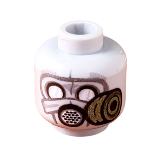 Brick Warp Sowjetische PMG „Affe“ Gasmasken Kopf Light Bluish Grey