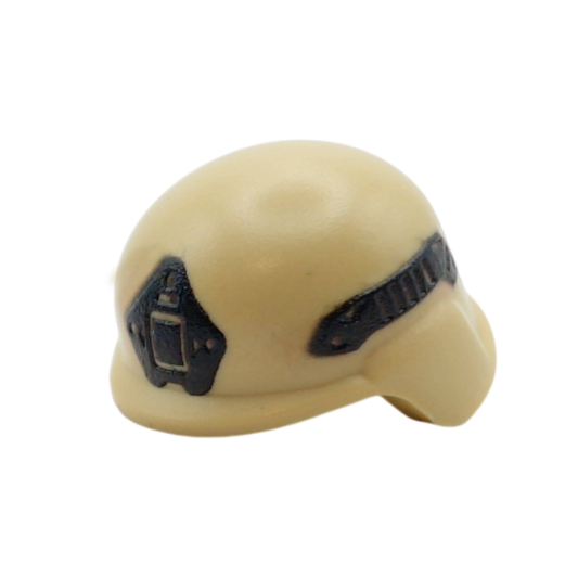 Brick Warp Texture Printed NVG Mount BrickArms® MCH Helmet Tan