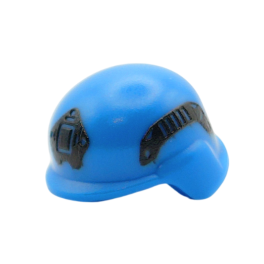 Brick Warp Texturbedruckter NVG-Halterung BrickArms® MCH-Helm UN-Blau