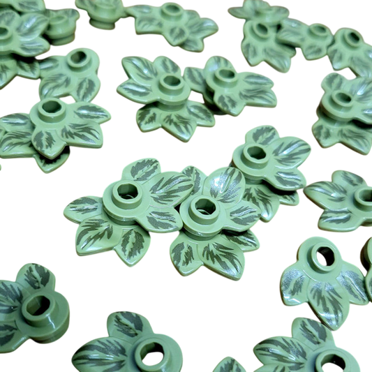 Brick Warp Variegated Leaves Bright Green (40 Pack) 