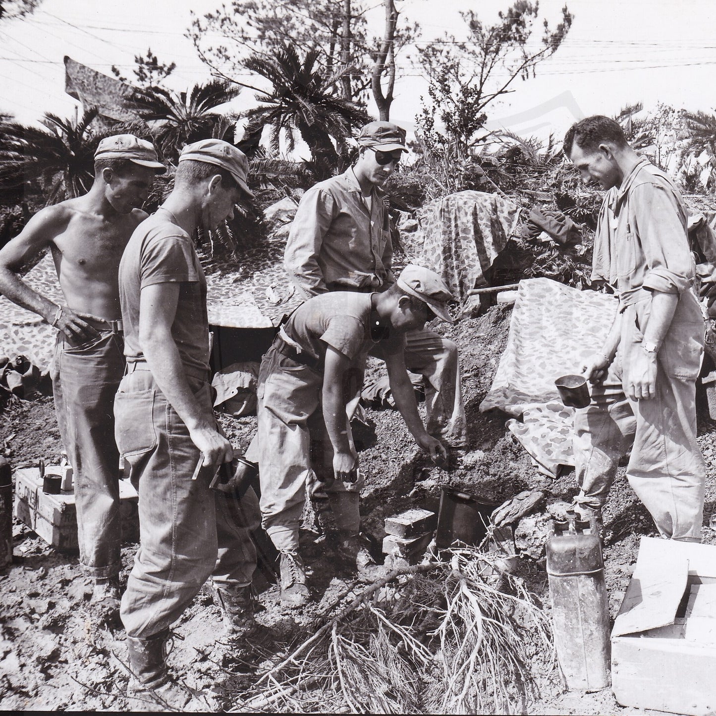 Brick Warp WWII US Marine Aufklärer - Okinawa 1945