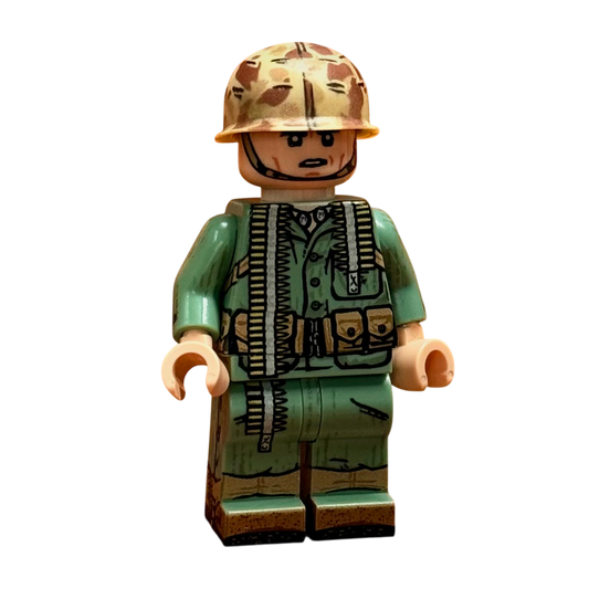 WWII US Marine MG Assistant - Tarawa 1943