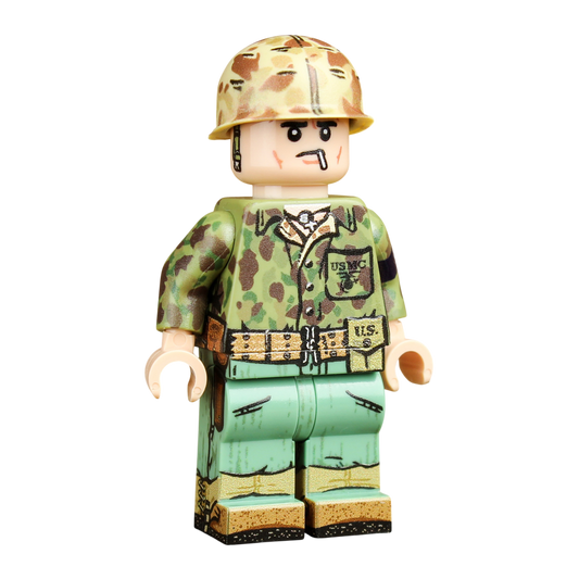 Brick Warp WWII US Marine MP - Okinawa 1945