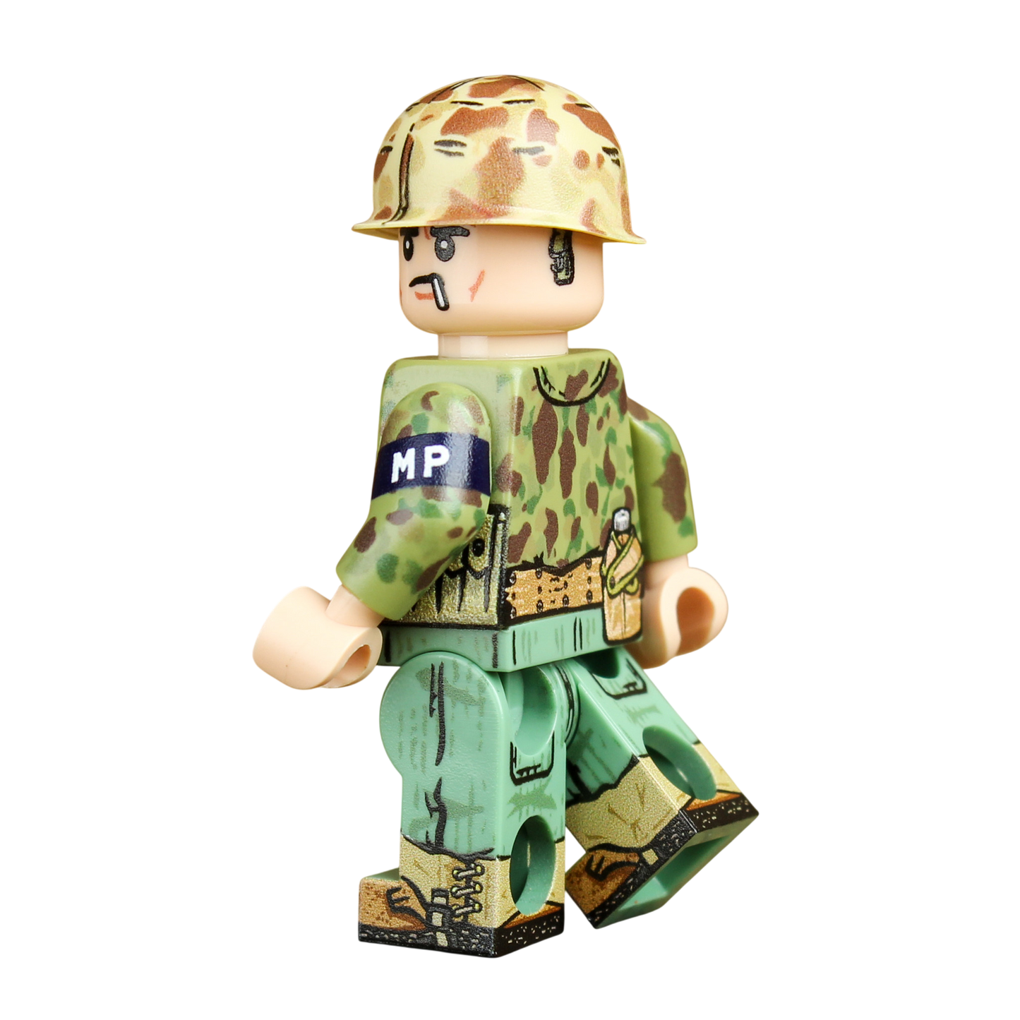Brick Warp WWII US Marine MP - Okinawa 1945