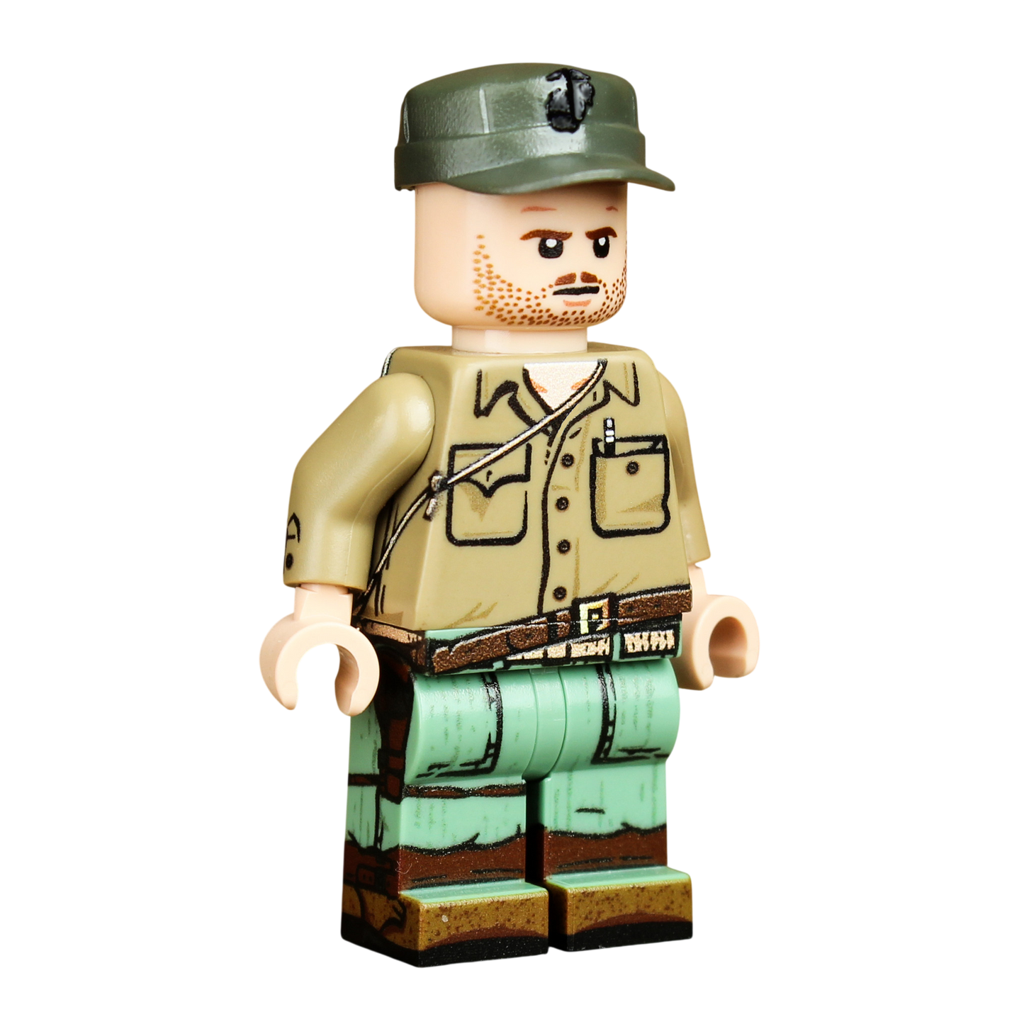 Brick Warp WWII US Marine Offizier - Okinawa 1945