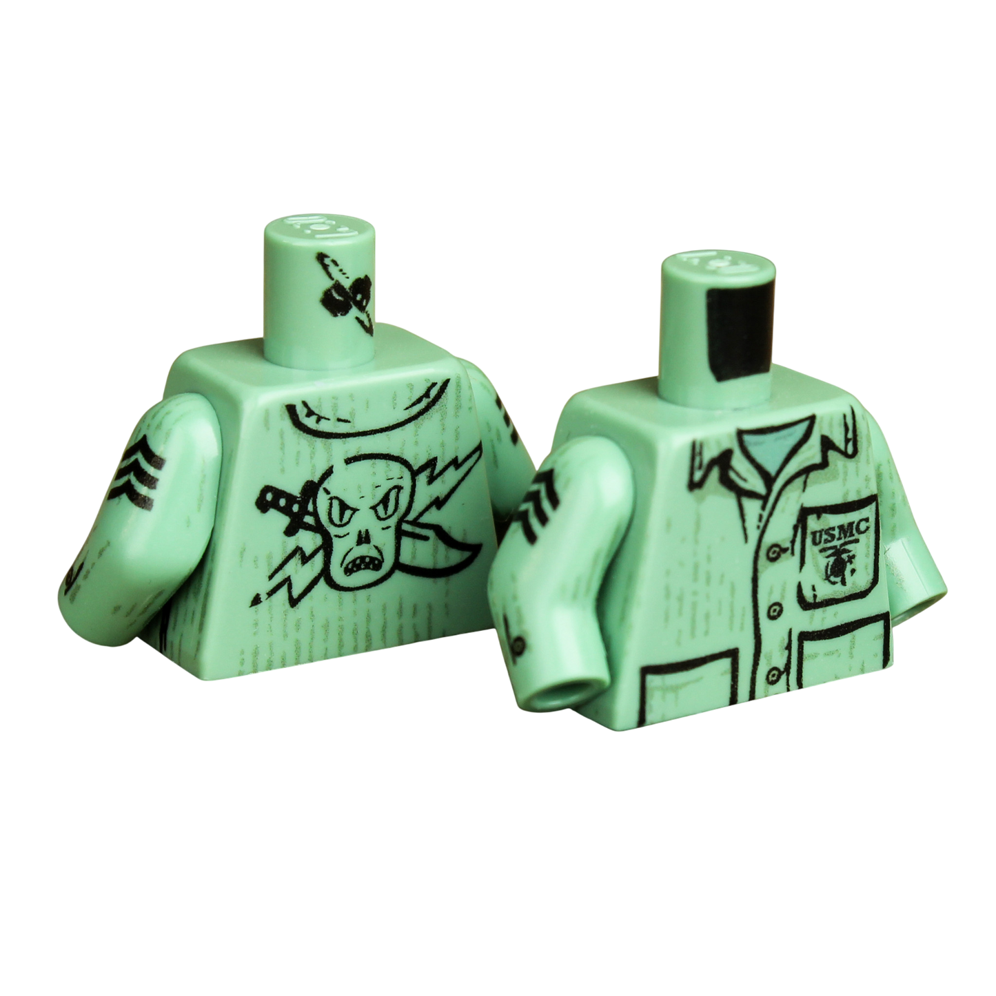 Brick Warp Torso WWII US Marine RaiderHBT-Jacke