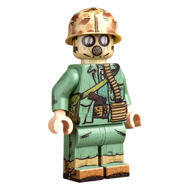 Brick Warp WWII US Marine Tunnel Ratte - Okinawa 1945