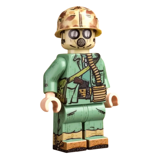 Brick Warp WWII US Marine Tunnel Ratte - Okinawa 1945