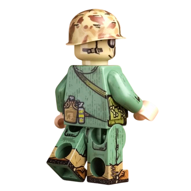 Brick Warp WWII US Marine Tunnel Ratte - Okinawa 1945