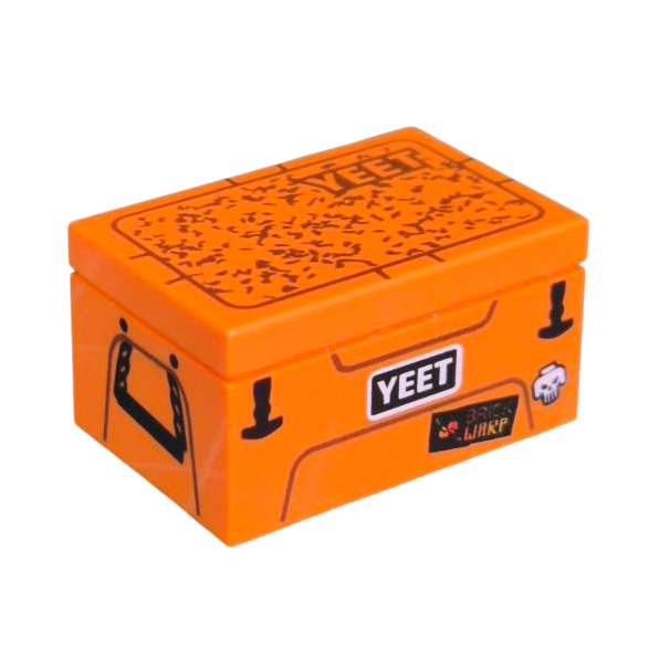 Brick Warp YEET-Kühlbox Orange